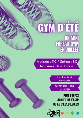 Forfait Gym été