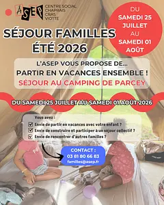 Séjour Familles au Camping de Parcey